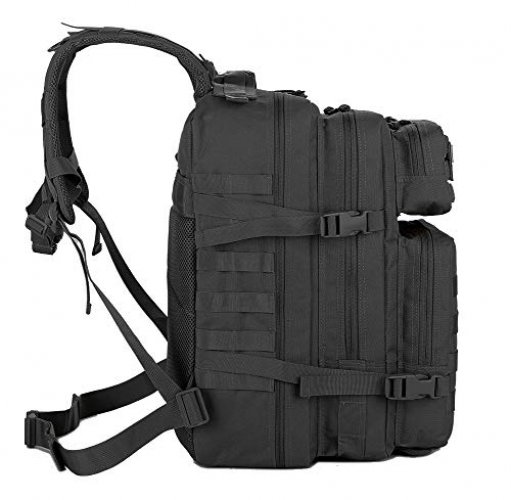 QT&QY 45L Military Tactical Backpacks Molle Army Assault Pack 3 Day Bug Out  Bag Hiking Treeking Rucksack - High Speed BBs