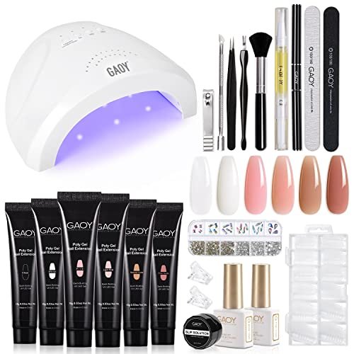 Gel Nail Kits for Home Nail Extension Gel,Nail Gel With Rhinestone Glitter,  All-in-one Professional Enhancement Manicure Kit For Nail Salon, Homemade  DIY Nail Face Glitter Makeup - Walmart.com