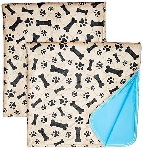 Super Absorbent Washable Pee Pads for Dogs Large 35 x 31 (2-Pack) Puppy  Pads pet Training Pads Reusable Pee Pads for Dogs 100% Waterproof Dog Puppy