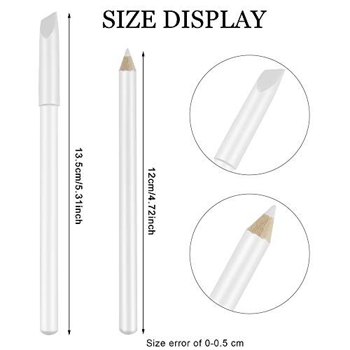 Amazon.com : 2 Pieces White Nail Pencil Nail Whitener Nail Whitening Pencil  Under Nail French Manicure Pen DIY 2-in-1 Nail Whitener Pencil Manicure  with Cuticle Pusher : Beauty & Personal Care