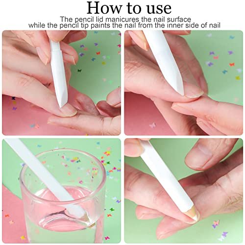 5Pcs White Wax Head Tips Replacement Nail Dotting Pencil Head Rhinestones  Gems Picker Woman Girls – the best products in the Joom Geek online store