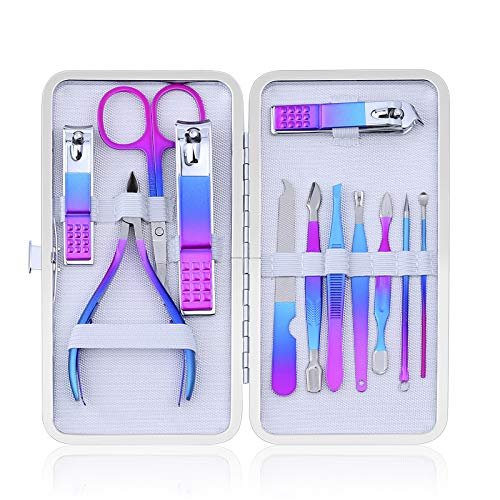 26 in 1 Manicure Set - Professional Manicure Kit Pedicure Kit, Stainless  Steel Nail Clippers Set Nail Care Kit with Travel Case Pink