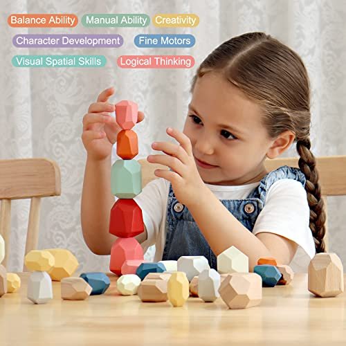 Children's Wooden Montessori Toys Kids Logical Thinking Training