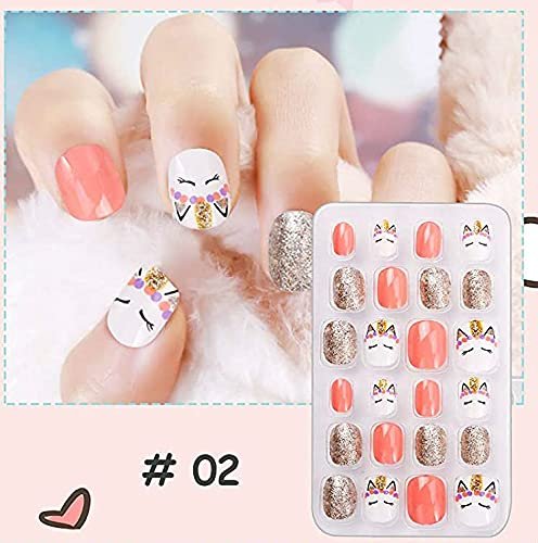 Buy Standard Quality China Wholesale Pink Nail Tips With Rainbow Kids Cute Artificial  Nails Oem Order Is Accepted Nail Cover $0.85 Direct from Factory at  Ladybird Beauty Co., Ltd. | Globalsources.com