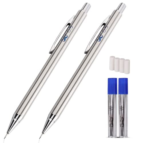 Amazon.com : Mr. Pen- Mechanical Pencils 0.5, Pack of 2, Metal Mechanical  Pencil with Lead and Eraser, Drafting Pencil, Drawing Pencil, Mechanical  Pencil, 0.5 Mechanical Pencils, Artist Mechanical Pencils, 0.5mm : Office  Products