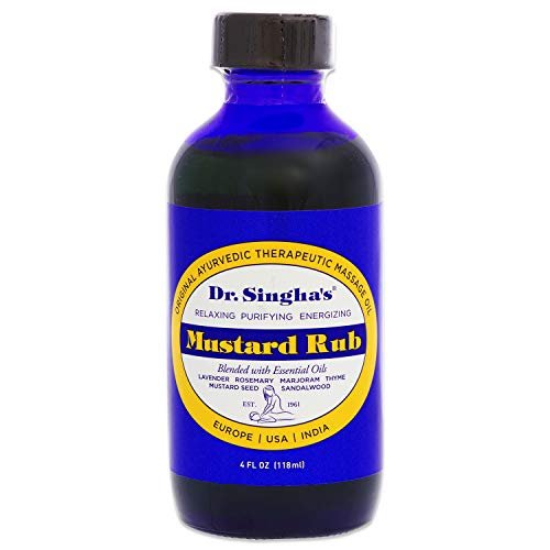Dr. Singha'S Mustard Rub, Therapeutic Body Massage Oil With Best