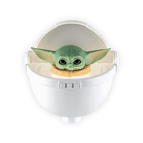 STAR WARS LED Night Light, Baby Yoda Floating Carrier, Plugin, Duskto