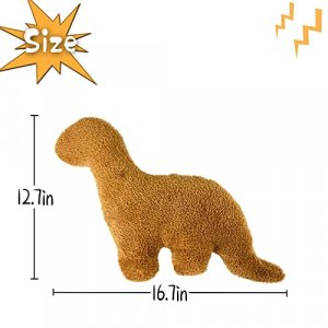 TAKING Dino Nugget Pillow 16.7'',Chicken Nugget Pillow for Family Party Decoration,Dino Chicken Nugget Pillow Fun for Boys and Girls Christmas (Small