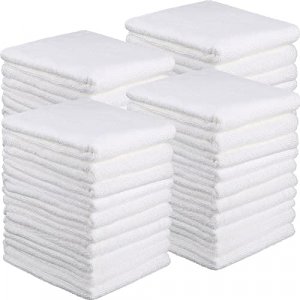 48 Packs of Bleach Proof Towels Microfiber Absorbent Salon Towels Bleach Resistant Salon Hand Towels for Gym, Bath, Spa, Shaving, Shampoo, Home Hair 