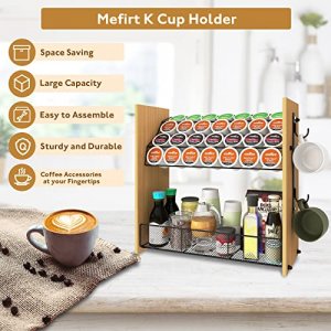 LiaMeE Sliding Mug Holder Under Cabinet, Pull-Out Hanging Cup Organizer  with 12 Hooks for Coffee Bar Shelf, Metal Utensils Drying Hangers for  Kitchen