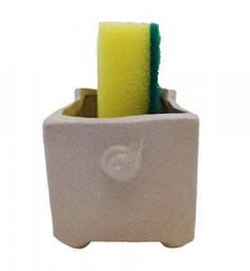 MONMOB Farmhouse Kitchen Decor Home Decor Design Ceramic Kitchen Sponge Holder (Pig)