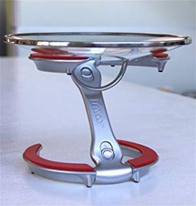 Trivae Unique Patented Pan Lid, Utensil and Pot Holder, Dish/Cake Serving Stand and Trivet All-in-1 for The Kitchen Lover