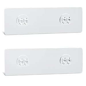 AKTECKE Shower Caddy Adhesive Replacement, No Drilling Transparent Adhesive Wall Hooks for Corner Shower Organizer Basket, Waterproof Adhesive Strip 