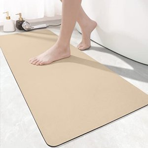 DEXI Non-slip Entrance Doormat Nappa Skin Floor Mats Toilet Carpet