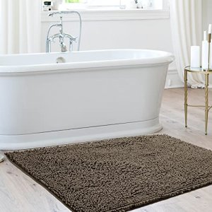 Deconovo Bath Mats for Bathroom, Non-Slip Rubber Backing Absorbent Plush  Bath Rugs, Thick Soft Quick Dry Durable Bathroom Rugs for Bathtubs, Shower