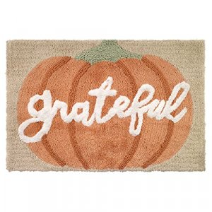 Avanti Linens - Bathroom Rug, Rug for Kitchen or Mudroom, Pumpkin Rug, Fall Home Dcor (Grateful Patch Collection)