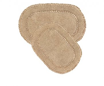 Home Weavers Double Ruffle Collection Absorbent Cotton, Soft Rug, Machine wash Dry, 21