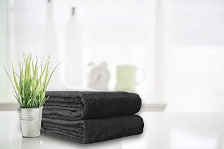 Belizzi Home Cotton 2 Pack Oversized Bath Towel Set 28x55 inches