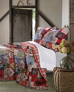 Sweet Home Collection Quilt Queen Size Embroidered Oversized Soft