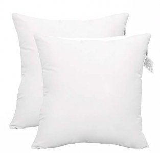 Utopia Bedding Throw Pillows Insert (Pack of 2, White) - 12 x 20 Inches Bed  and Couch Pillows - Indoor Decorative Pillows 