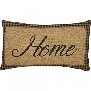 Farmhouse Bedding VHC Cotton Burlap 18x18 Pillow Solid Color