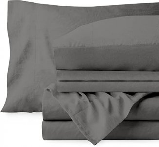 SL SPIRIT LINEN HOME EST. 1988 - Queen Sheet Set, Super Soft Microfiber Bedding, Lightweight & Breathable, Ideal for All Seasons, Queen, Vintage Wash