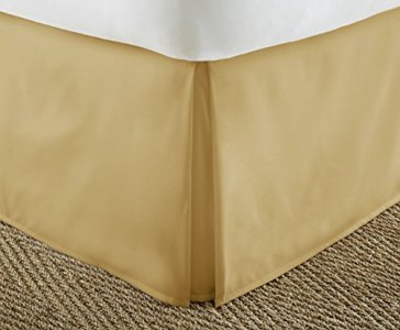 ienjoy Home Home Collection Bed Skirt, King, Gold