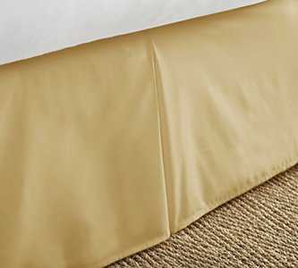 ienjoy Home Home Collection Bed Skirt, King, Gold