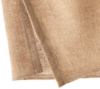 Greenland Home Burlap Bed Skirt, Natural, Queen