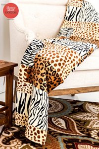 Home Must Haves Ultra Soft Micro Plush Luxurious Flannel Fur All Season Premium Warm Cozy Bed Blanket (Queen 80