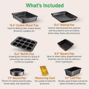 Bakerpan Silicone Loaf Pans for Baking Bread - Nonstick