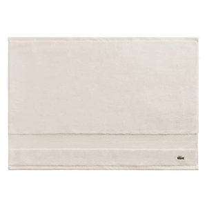 Lacoste Heritage Supima Cotton Tub Mat, Chalk, 21