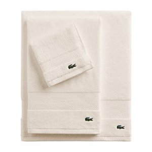 Lacoste Heritage Supima Cotton Tub Mat, Chalk, 21