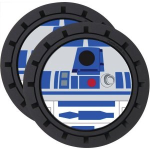 Plasticolor 000684R01 Star Wars R2D2 Auto Cup Holder Coaster for Car Truck SUV 2-Pack