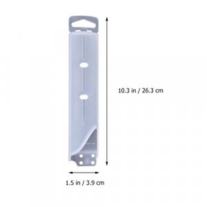 HEMOTON 6pcs Universal Knife Edge Guards Clear Plastic Durable Knife Sleeves Blades Protectors Kitchen Cutlery Knife Accessories