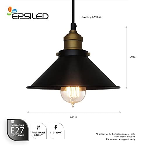 Brass Pendant, E26 Compatible, Fixtures