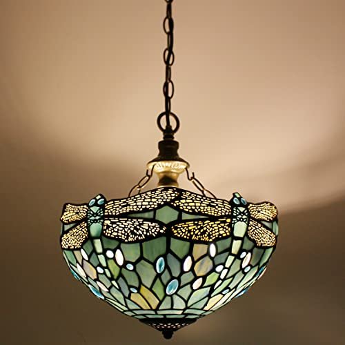 Plug in sale tiffany hanging lamp