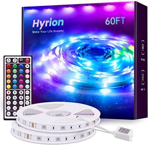 hyrion 60 ft LED Strip Lights, Ultra Long SMD 5050 Led Lights Strip