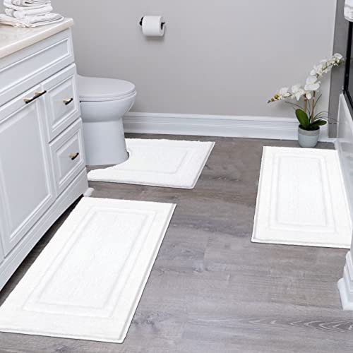 Water Absorbent Door Mat Anti-slip Bathroom Rug Soft Bath Mat For Toilet,  Laundry Room, Bedroom, Kitchen, Entry