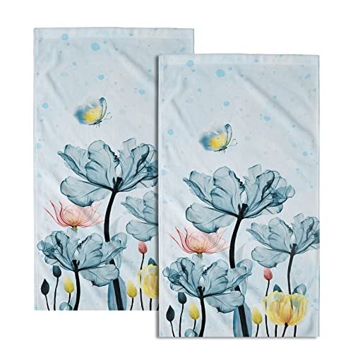 Decorative teal hand online towels