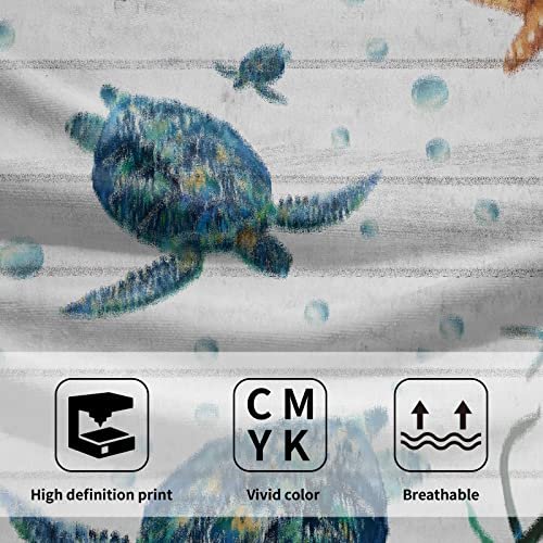 Sea turtle discount bath towel set