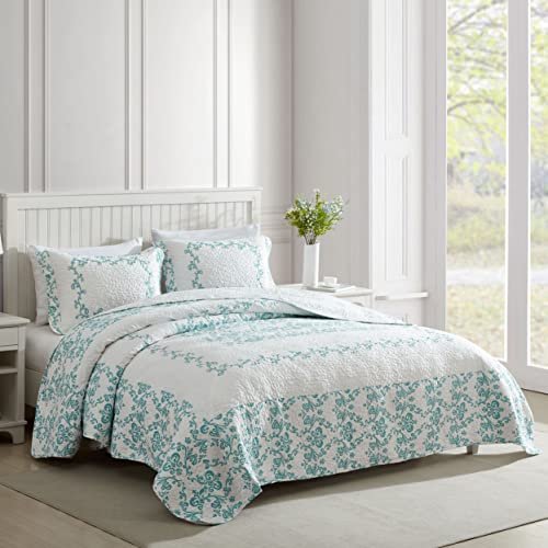 Beatrice Home Fashions Mafalda Embroidered Bedspread Lightweight