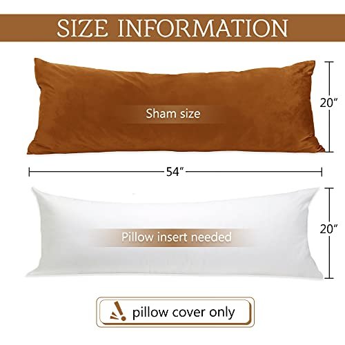 Burnt orange 2024 body pillow cover