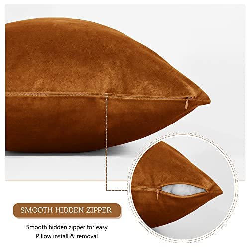 Burnt orange body outlet pillow cover