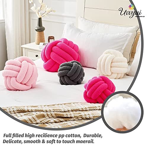 Round fluffy clearance pillow