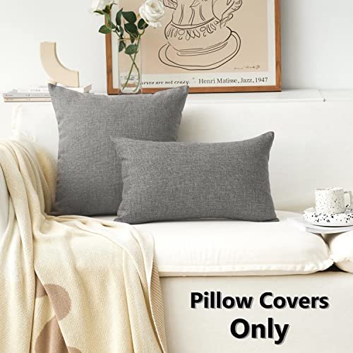 Burlap euro outlet pillow shams