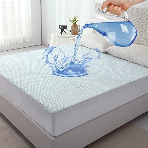 GORILLA GRIP Slip-Resistant Leak Proof Mattress Pad Protector (52x34) 