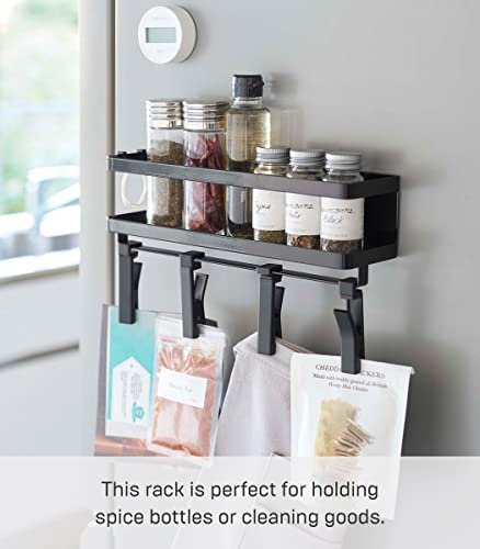 Yamazaki Home Tower Magnetic Kitchen Spice Rack Organizer Shelf