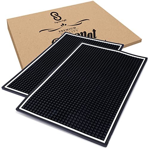 Supremeeight Bar Mats For Countertop - Premium Rubber Bar Mat For Home Bar,  Extra Large Counter Mat For Kitchen, Coffee, Bars And Restaurants 18 X 1 -  Imported Products from USA - iBhejo