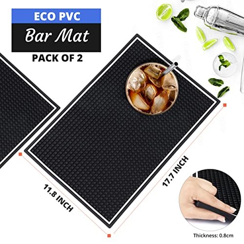 Coffee Bar Mats for Countertop Spills Resistant Bar Mat Home Kitchen Decor  Mat